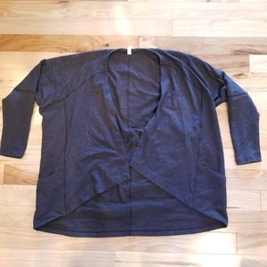 Lucy Cardigan Women's Size Small Black/Grey